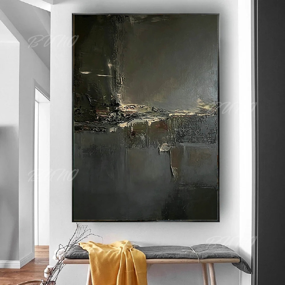 Painting Knife Palette - 100% handgemaakt, handgeschilderd abstract olieverfschilderij, origineel