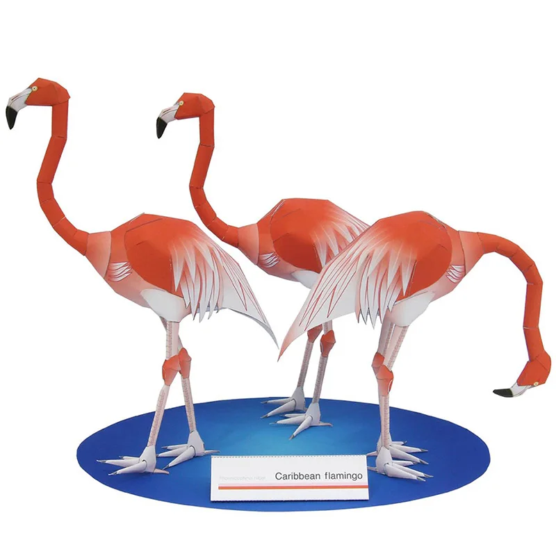 Art Craft Center - Caribbean Flamingo Vouwen Drie Vogel Origami