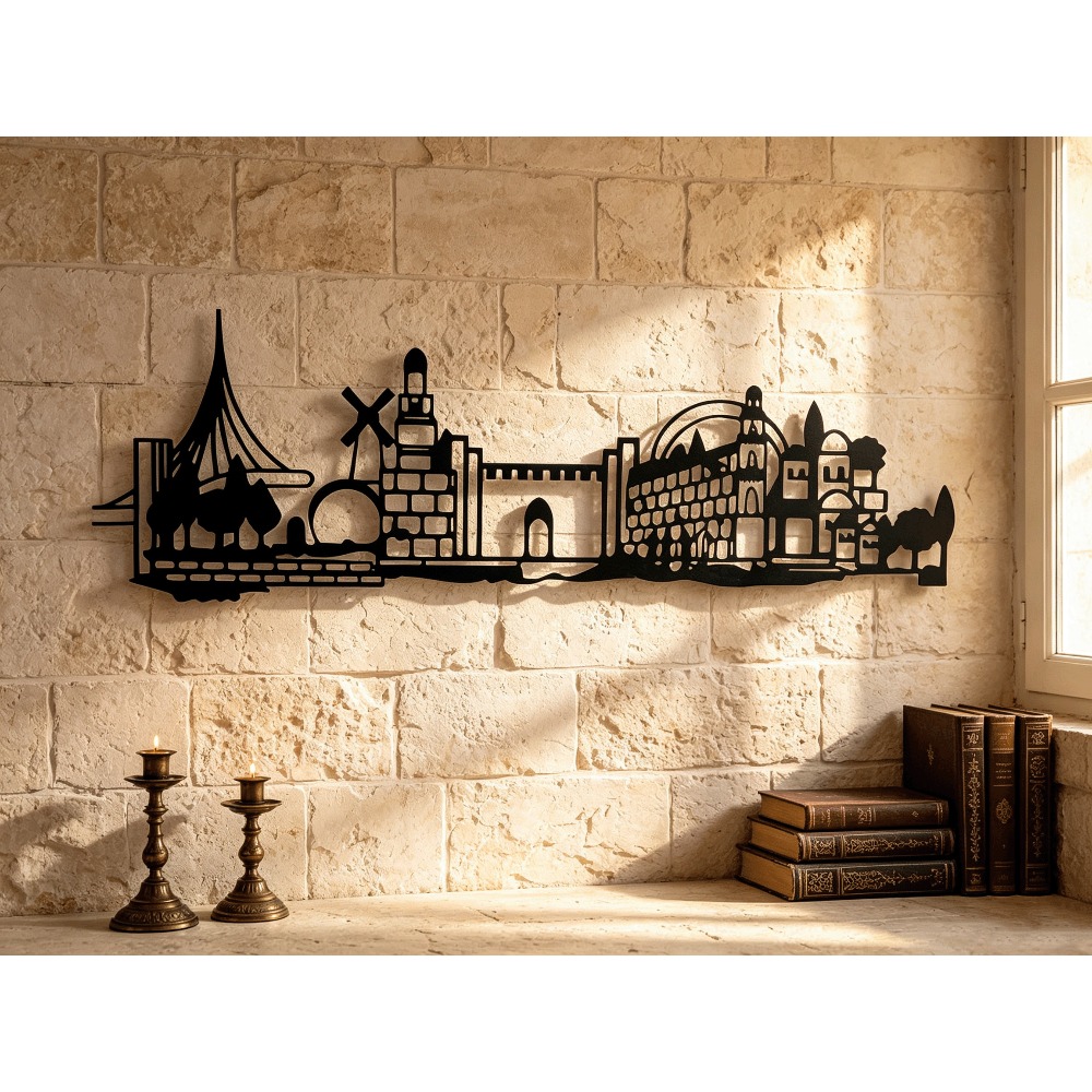 Art & Craft Paper Ideas - CIFBUY Metalen Wanddecoratie Jeruzalem Skyline Decor