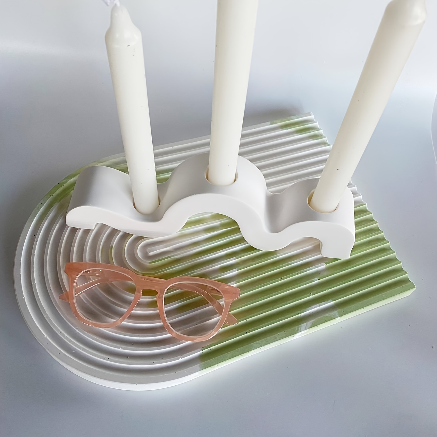 Art Craft Vase - Gebogen Kaarsenhouder Siliconen Mal DIY Scandinavische