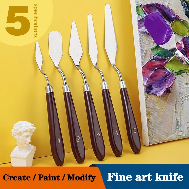 Painting Knife Palette - 5/7 stuks set kunst olieverfschilderij schraper