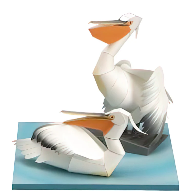 Art Craft Center - Dalmatische Pelikaan Origami Art Mini 3D