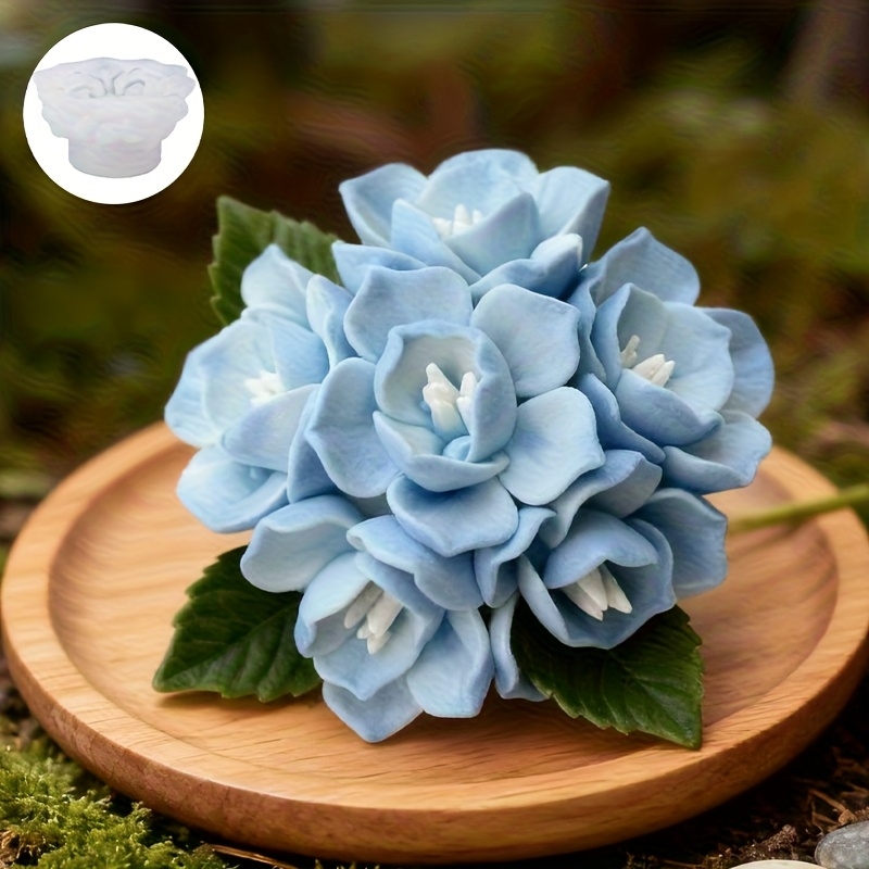 Art Craft Things - 1 siliconen mal voor hortensia-kaarsen, geschikt
