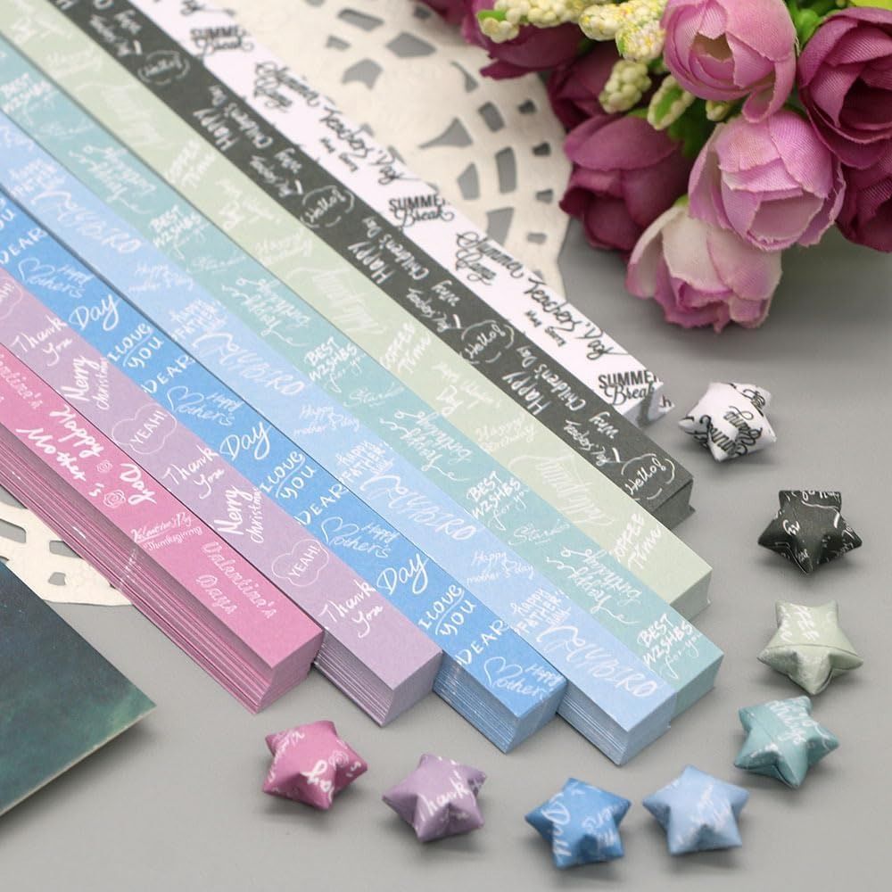Art Craft Show - 540 vellen DIY handwerk origami gelukkige