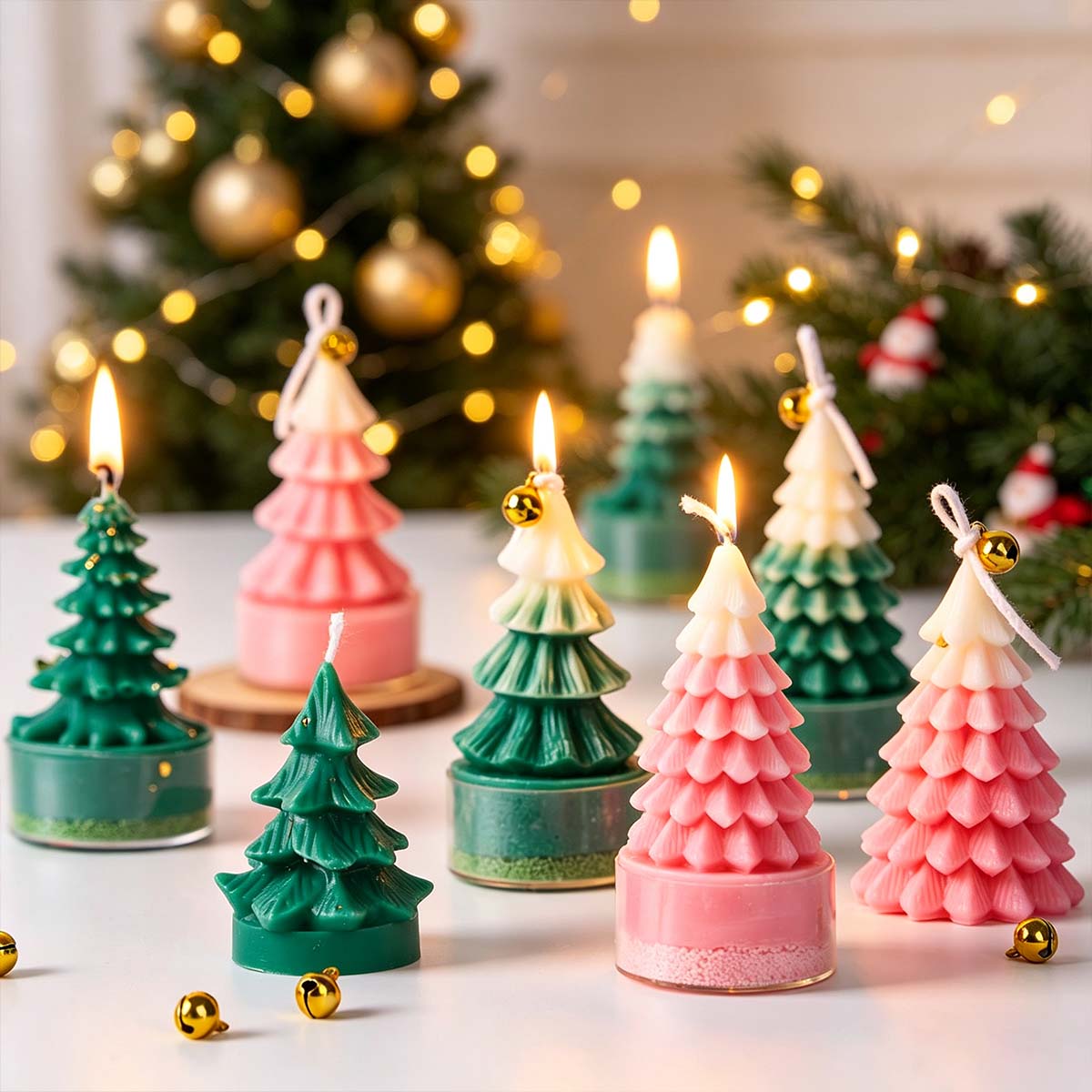 Art Craft Picture - 3D Kerstboom Siliconen Kaars Schimmel DIY