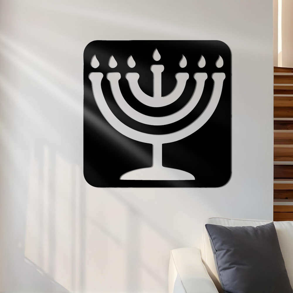 Art & Craft Paper Ideas - CIFBUY IJzeren Wanddecoratie Vintage Menorah Metalen