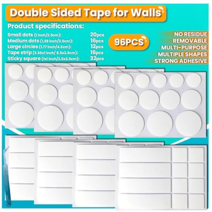 Dubbelzijdige tape voor muren, - Art Craft Picture recensie en prijs