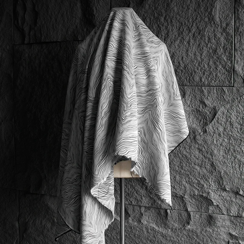 Jacquard stof met zebrapatroon - Art Craft Upholstery recensie en prijs