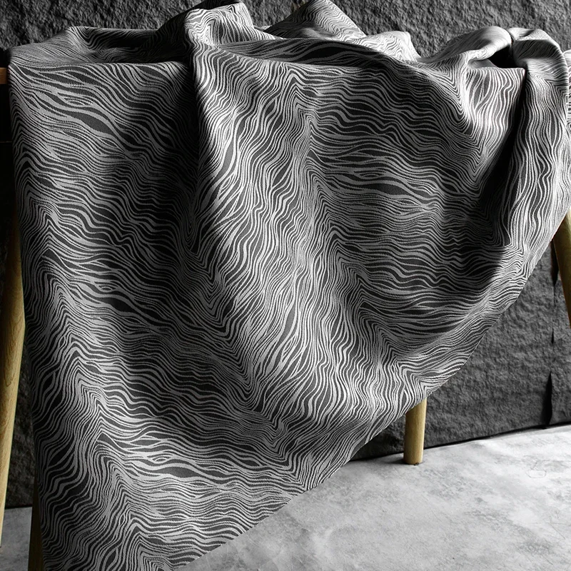Jacquard stof met zebrapatroon - Art Craft Upholstery recensie en prijs