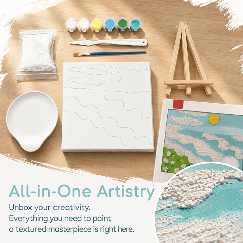 4-delige schilderset met lands - Painting Knife Palette recensie en prijs
