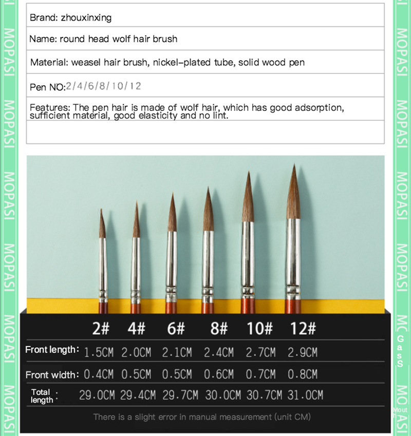6 stks aquarel pen set wezel h - Gouache Paint Set recensie en prijs
