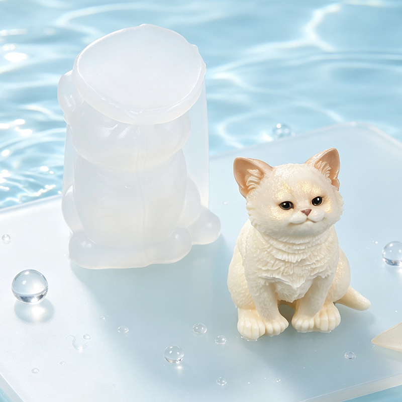 3D Kat Siliconen Mal DIY Kaars - Art Craft Show recensie en prijs