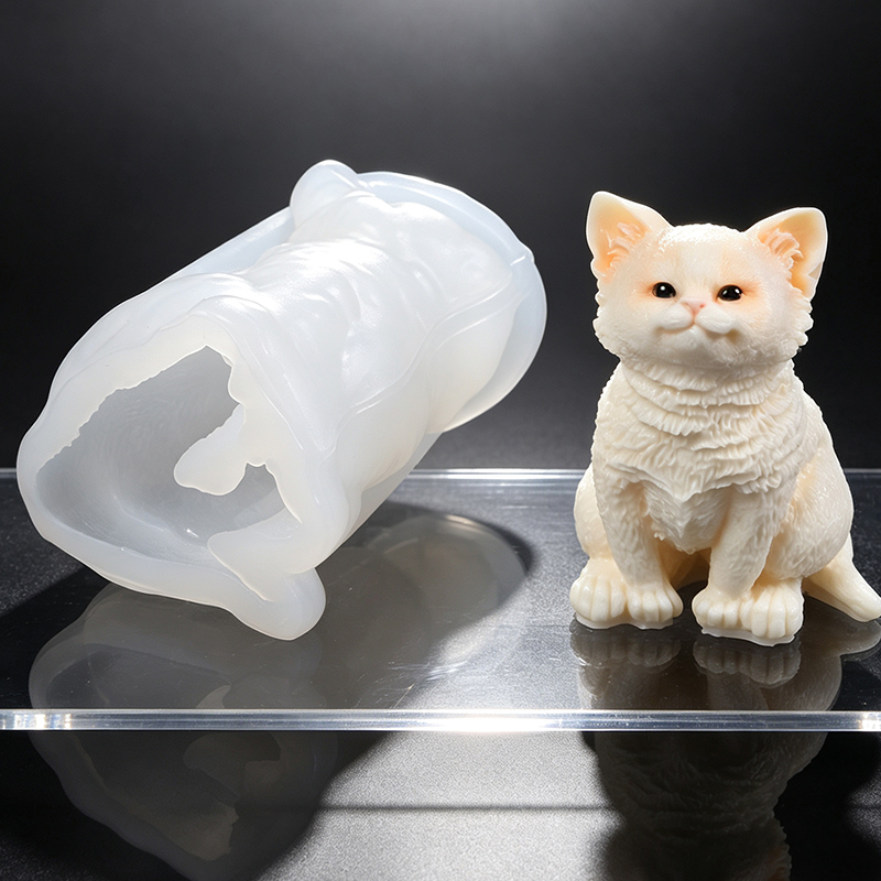 3D Kat Siliconen Mal DIY Kaars - Art Craft Show recensie en prijs