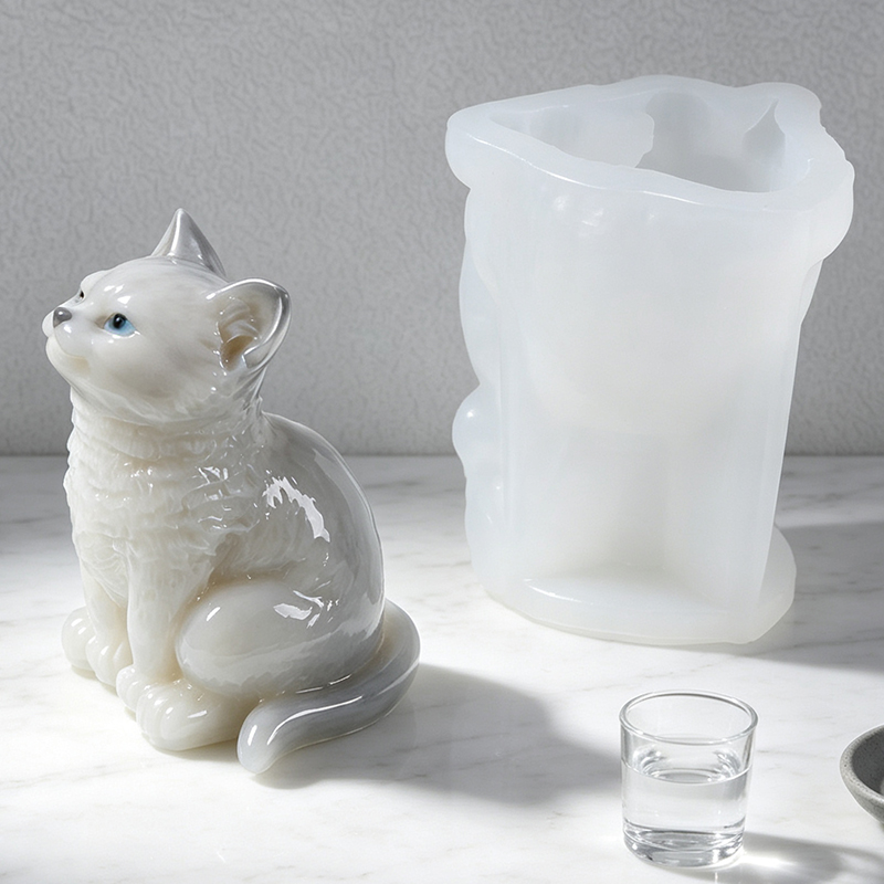 3D Kat Siliconen Mal DIY Kaars - Art Craft Show recensie en prijs