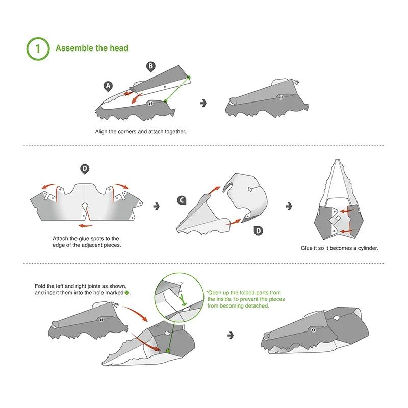 Krokodil Vouwen Origami Art Mi - Art Craft Center recensie en prijs