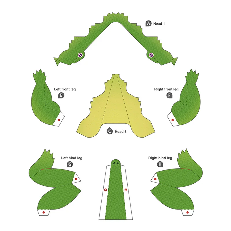 Krokodil Vouwen Origami Art Mi - Art Craft Center recensie en prijs