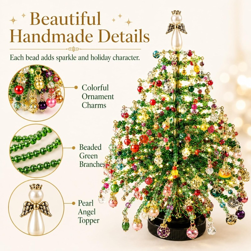 Kerstboom knutselset met krale - Art Craft Wire recensie en prijs