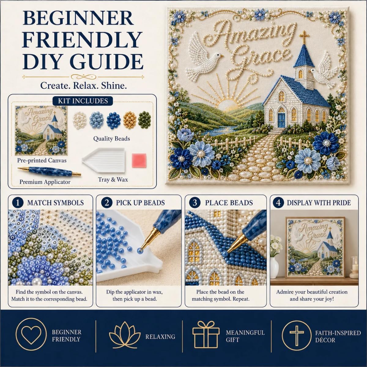 Sacred Hymn Pearl Art Kit Coll - Art Craft Things recensie en prijs