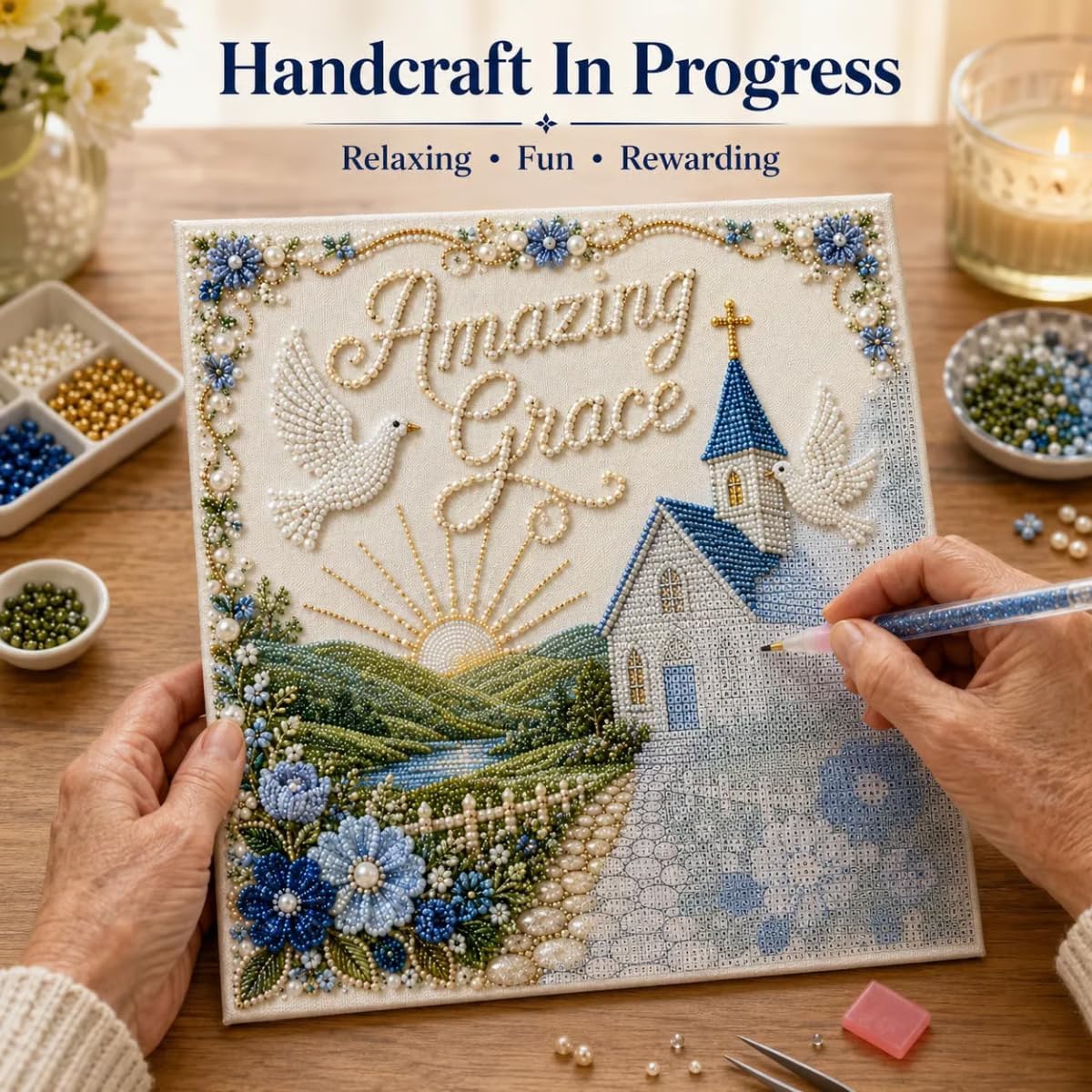 Sacred Hymn Pearl Art Kit Coll - Art Craft Things recensie en prijs