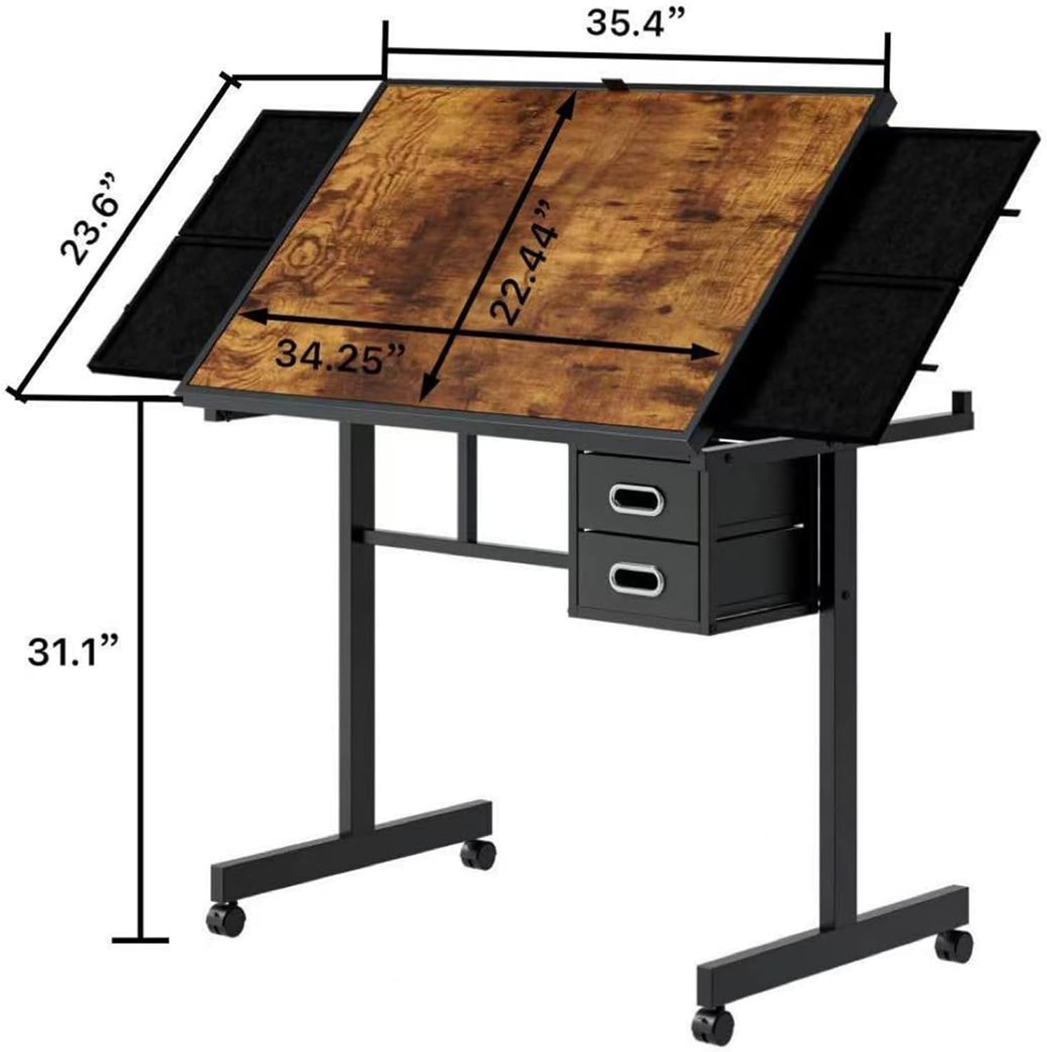 Verstelbare tekentafel met 4 l - Art And Craft Studio recensie en prijs