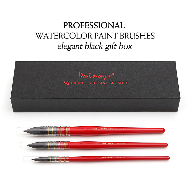 Dainayw 3-borstels rond eekhoo - Gouache Paint Set recensie en prijs