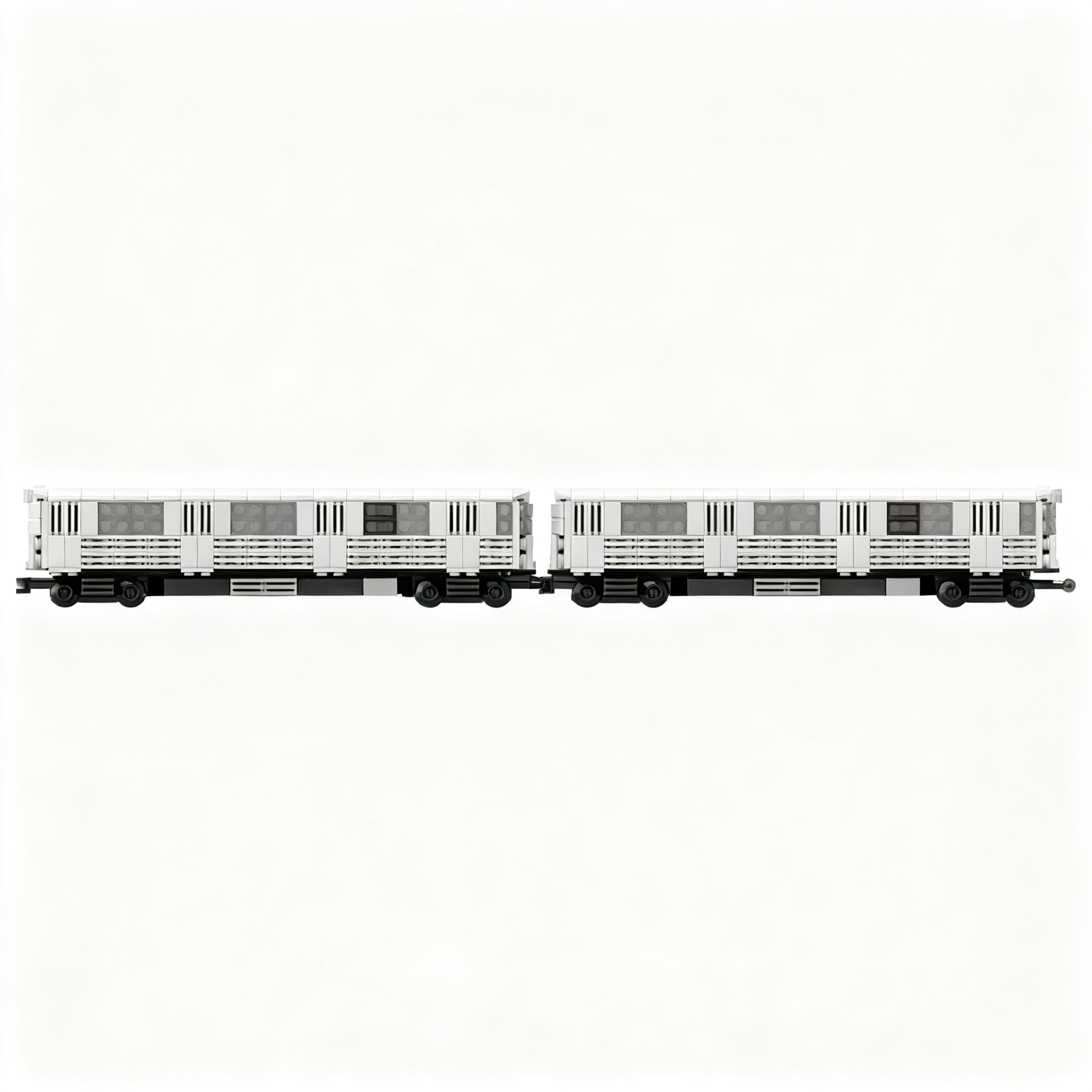 818 stks MOC Trein NYC R32 Met - Art Craft Nyc recensie en prijs