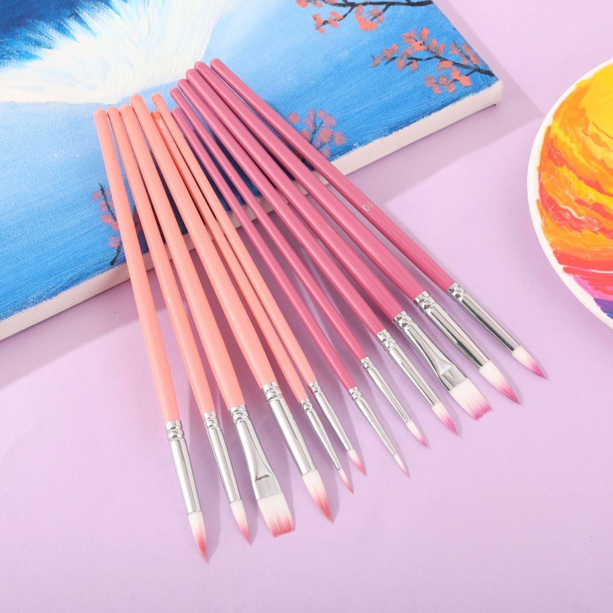6-delige set nylon haar aquare - Gouache Paint Set recensie en prijs