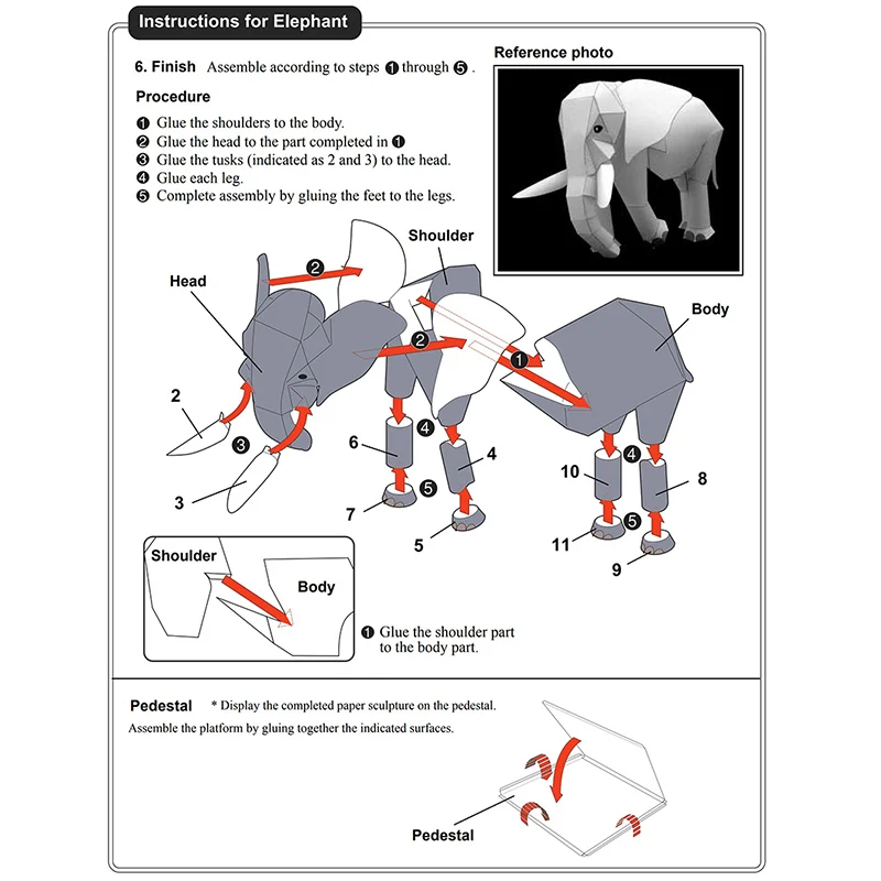 Afrikaanse Olifant Origami Art - Art Craft Center recensie en prijs