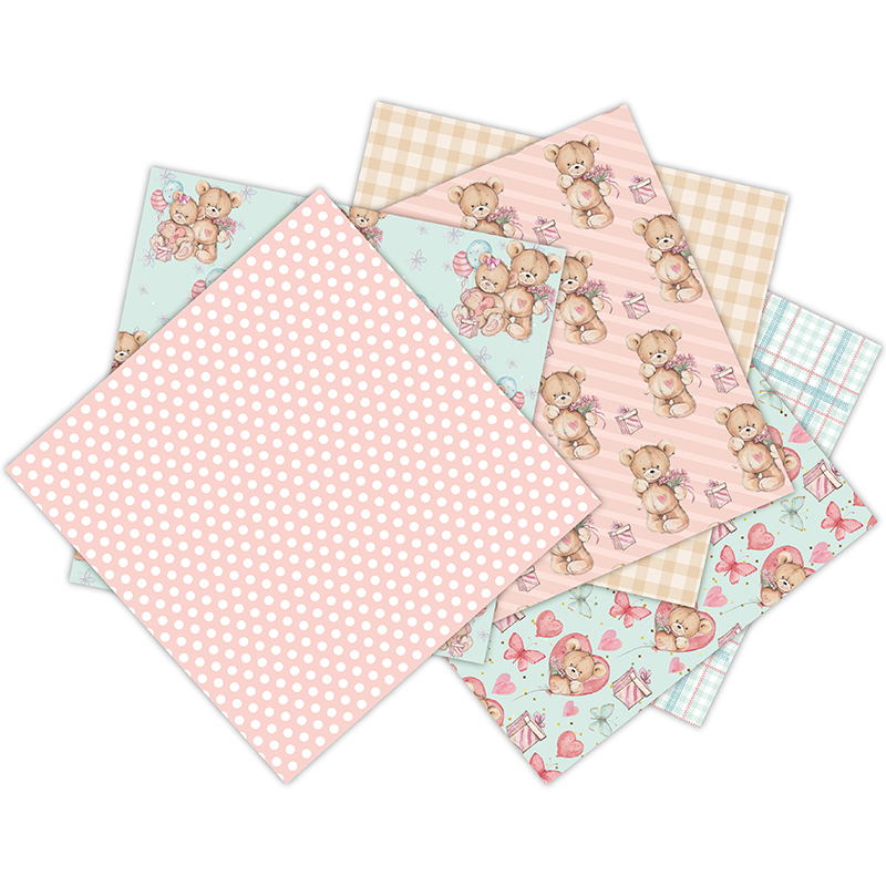 12 vellen kleine beer Scrapboo - Art Craft Birthday Party recensie en prijs