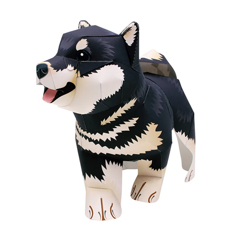 Zwarte Shiba Inu Hond Handgema - Art Craft Center recensie en prijs