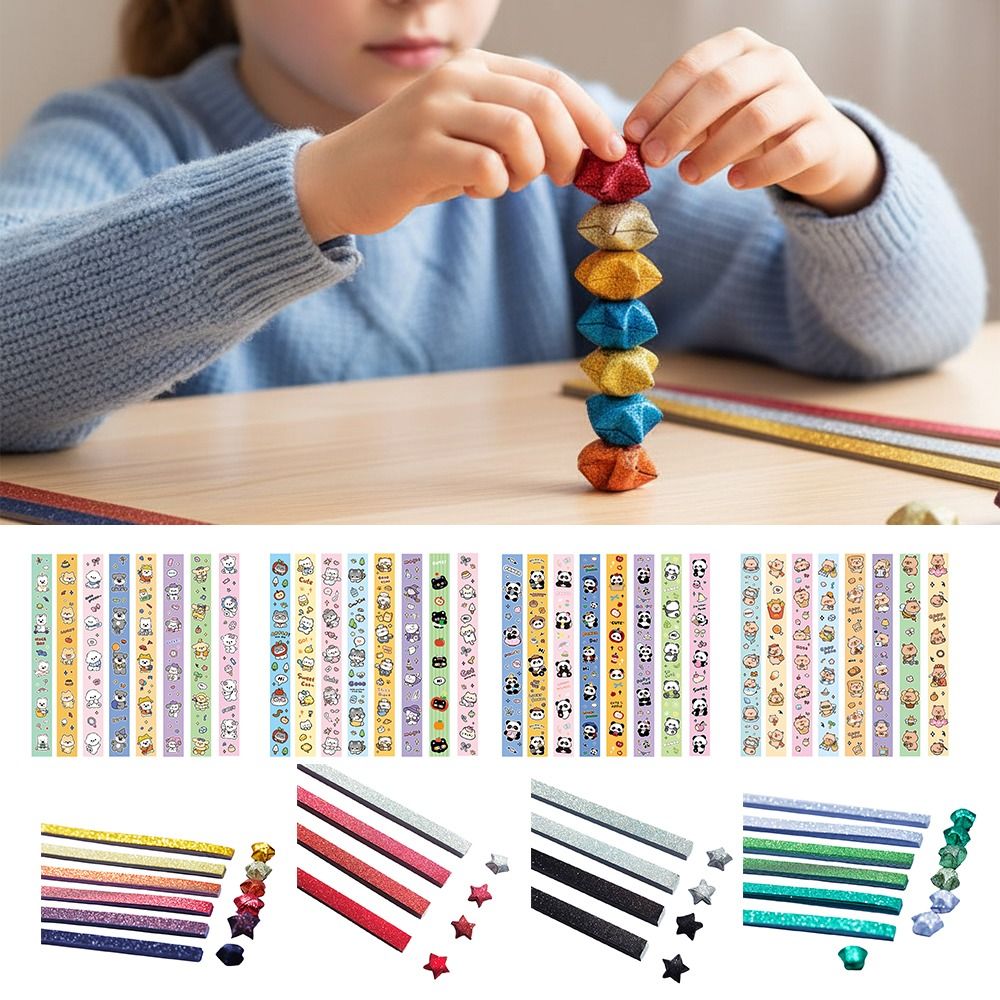 540 vellen kleurrijk ster-orig - Art Craft Birthday Party recensie en prijs