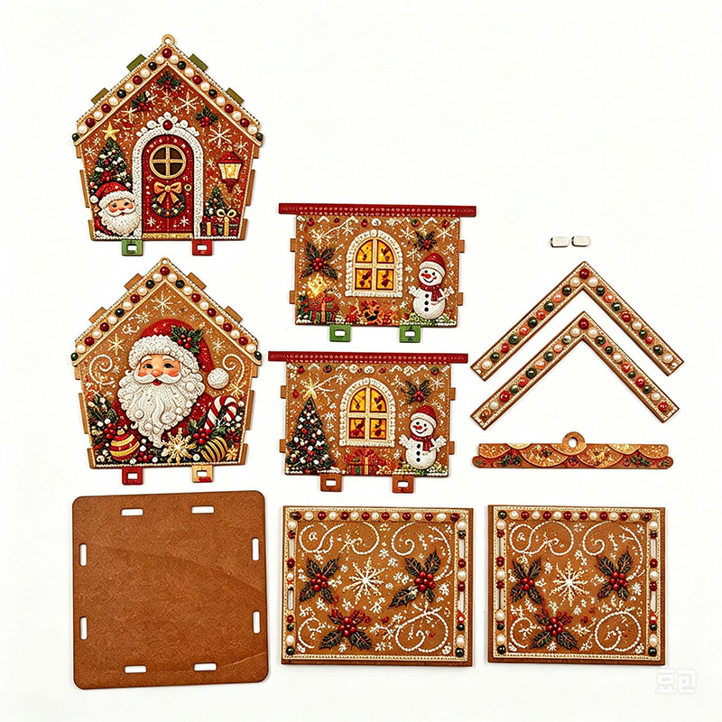 Kersthuisje Plymagic DIY Parel - Art Craft Things recensie en prijs
