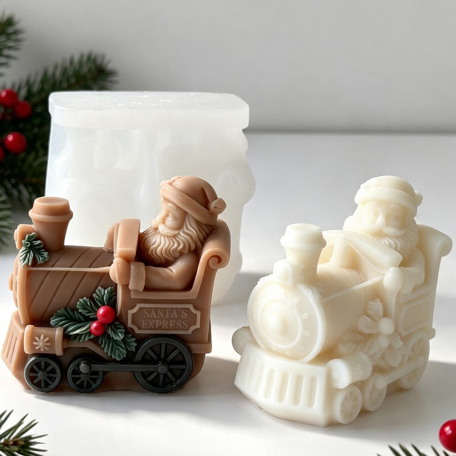 Kerstkaarsenmal in treinvorm,  - Art Craft Show recensie en prijs