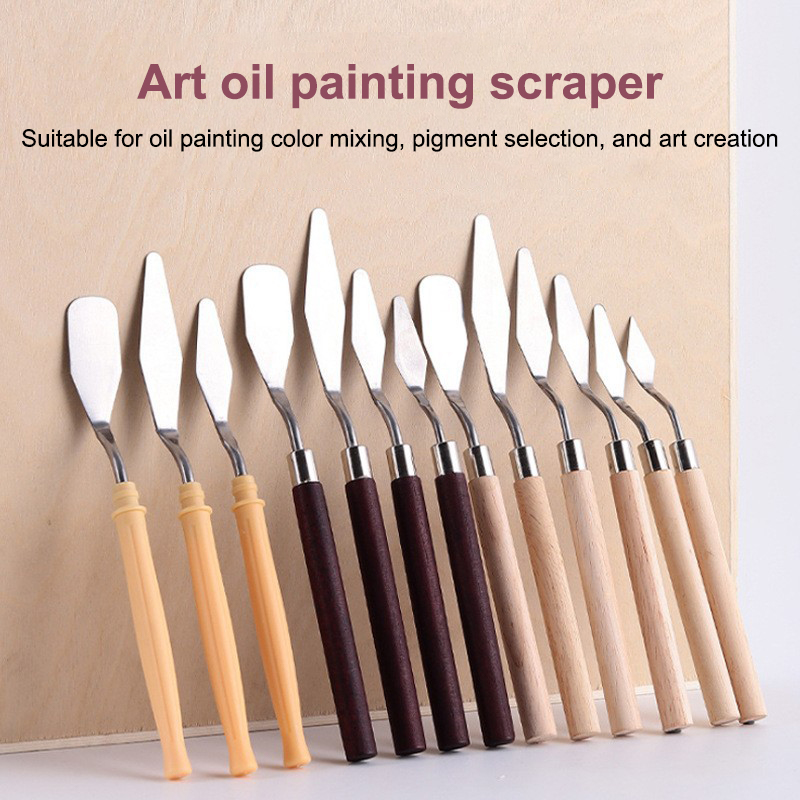 ★ ▲ 7 stks/set Rvs Olieverfsch - Painting Knife Palette recensie en prijs