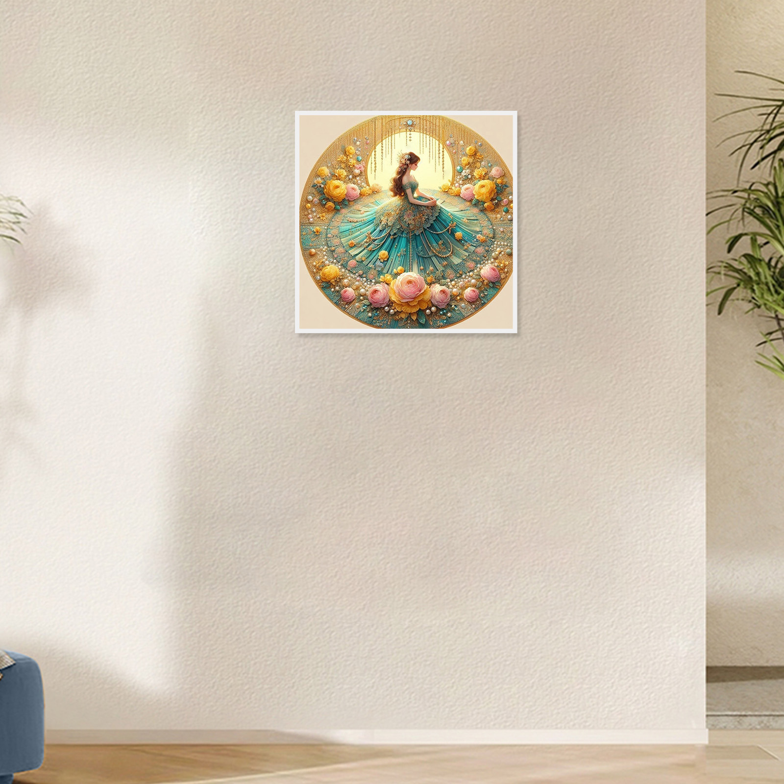 5D pioen diamant schilderij ki - Art Craft Things recensie en prijs
