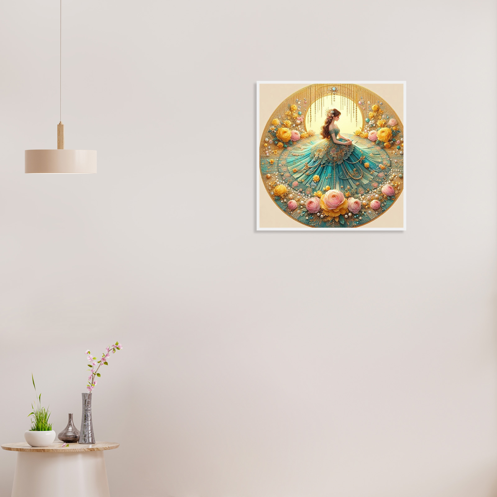 5D pioen diamant schilderij ki - Art Craft Things recensie en prijs