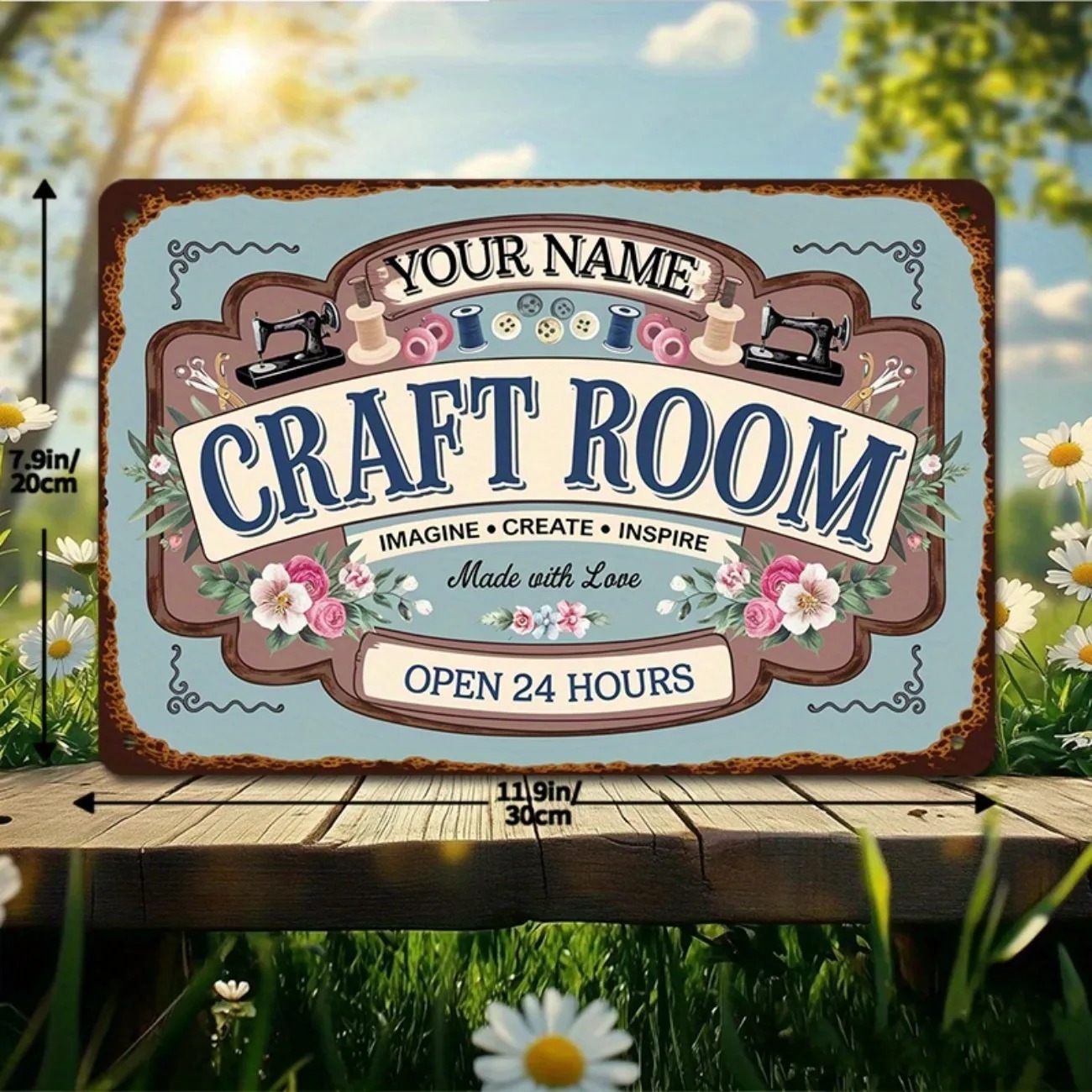 Aangepaste naam metalen ambach - Art And Craft Studio recensie en prijs