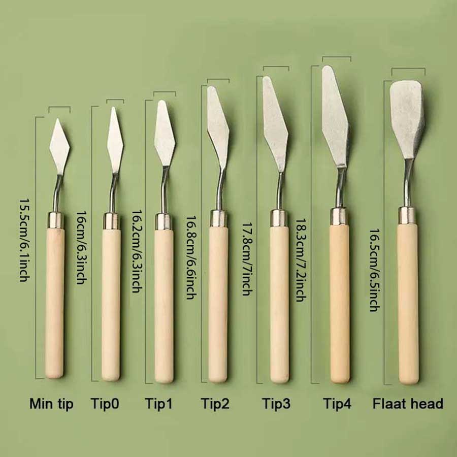 7/14 Stuks Rvs Olieverfschilde - Art Craft Knife recensie en prijs