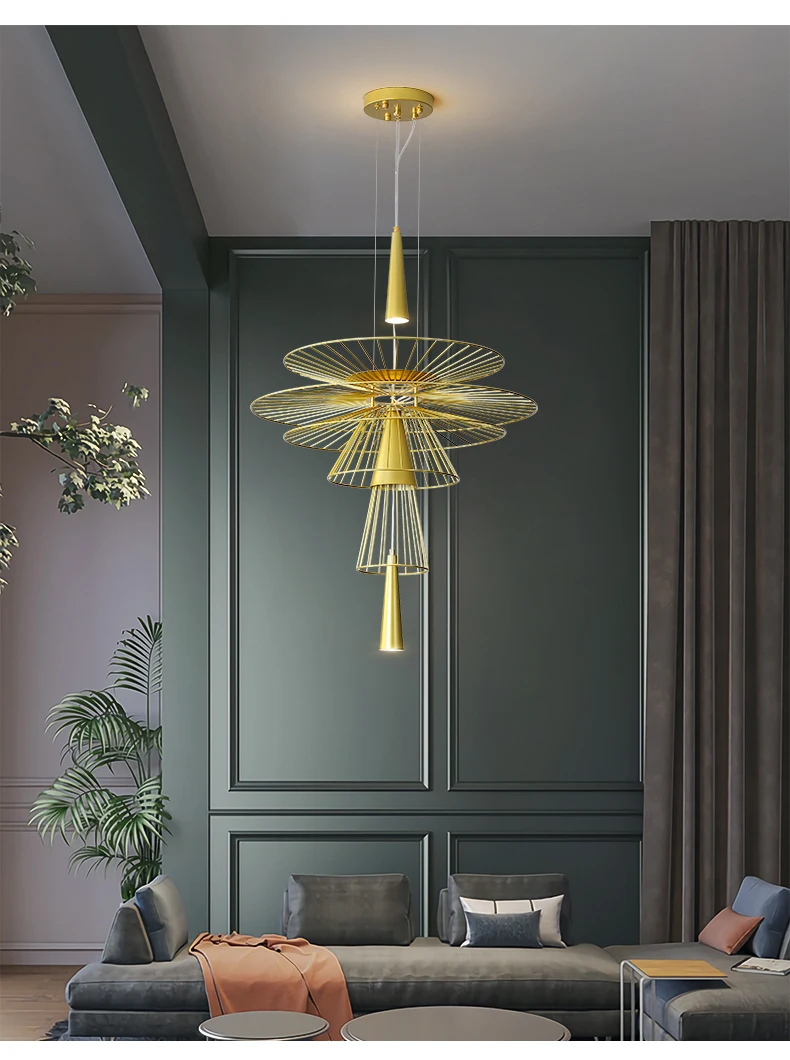 Moderne LED-hanglamp ijzer amb - Art Craft Restaurant recensie en prijs