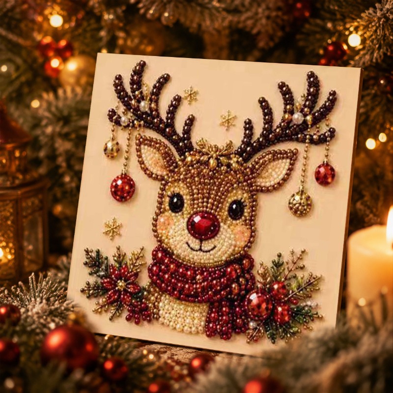 3D Kerst Parel Strass Schilder - Art Craft Picture recensie en prijs