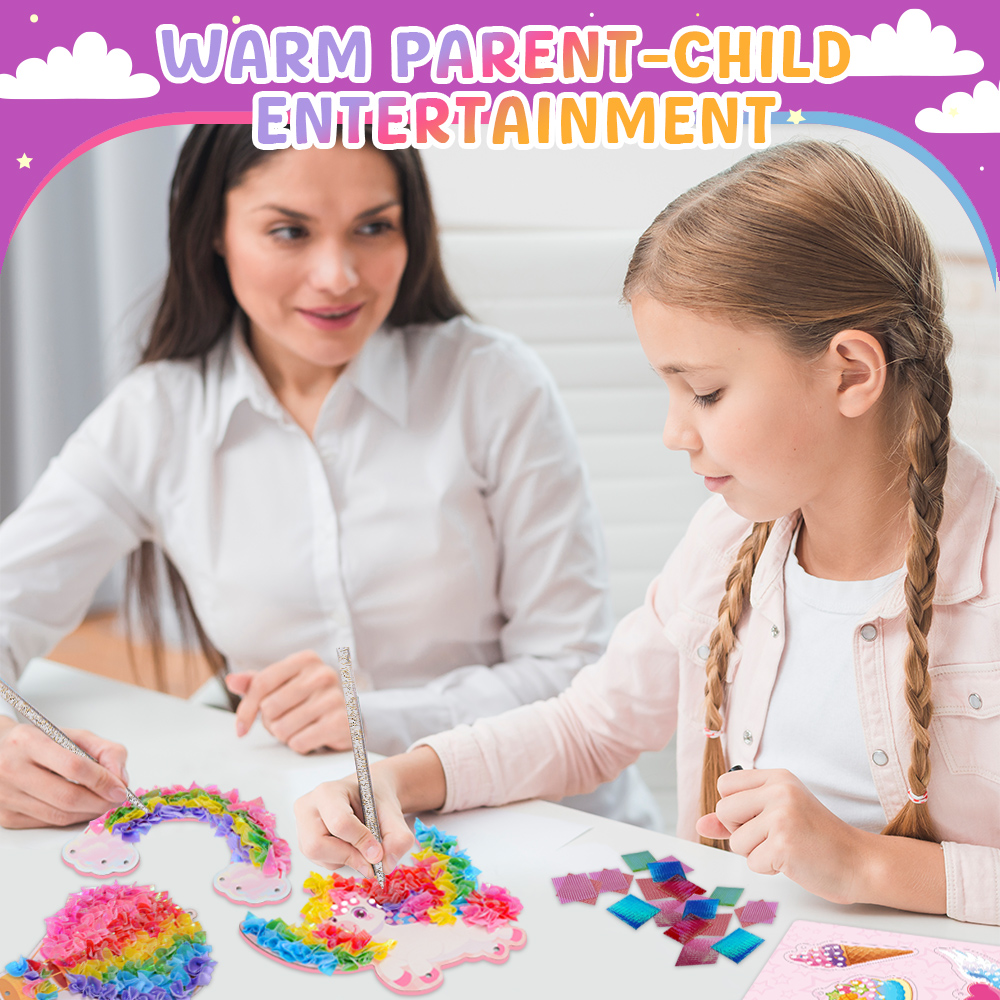 Poke-in Art Eenhoorn Windgong  - Art Craft Birthday Party recensie en prijs