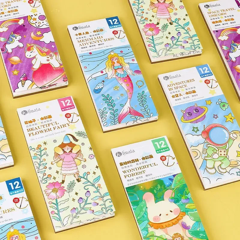 20-pagina's draagbaar aquarelb - Gouache Paint Set recensie en prijs