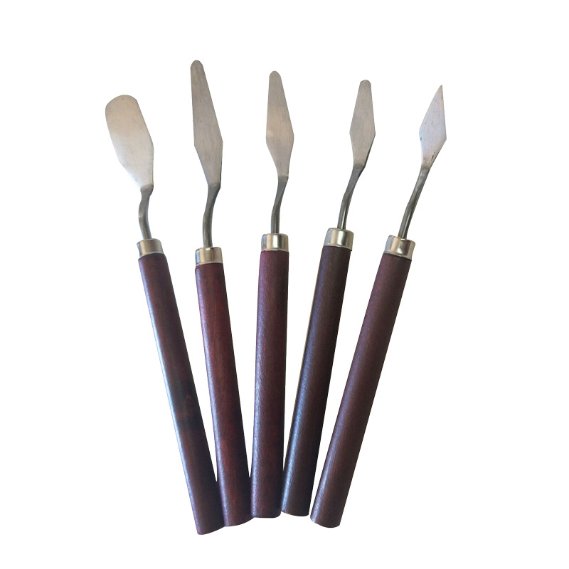 5Pcs Paletmes Schilderen Rvs S - Painting Knife Palette recensie en prijs