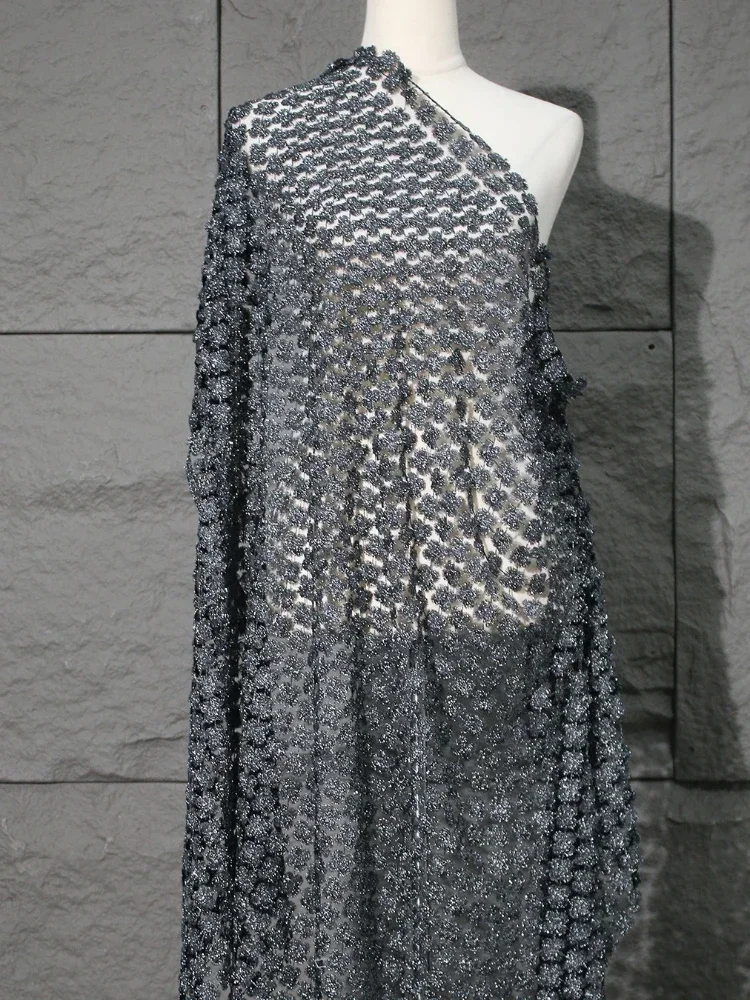 Mesh stof zwart wit geruit uit - Art Craft Upholstery recensie en prijs