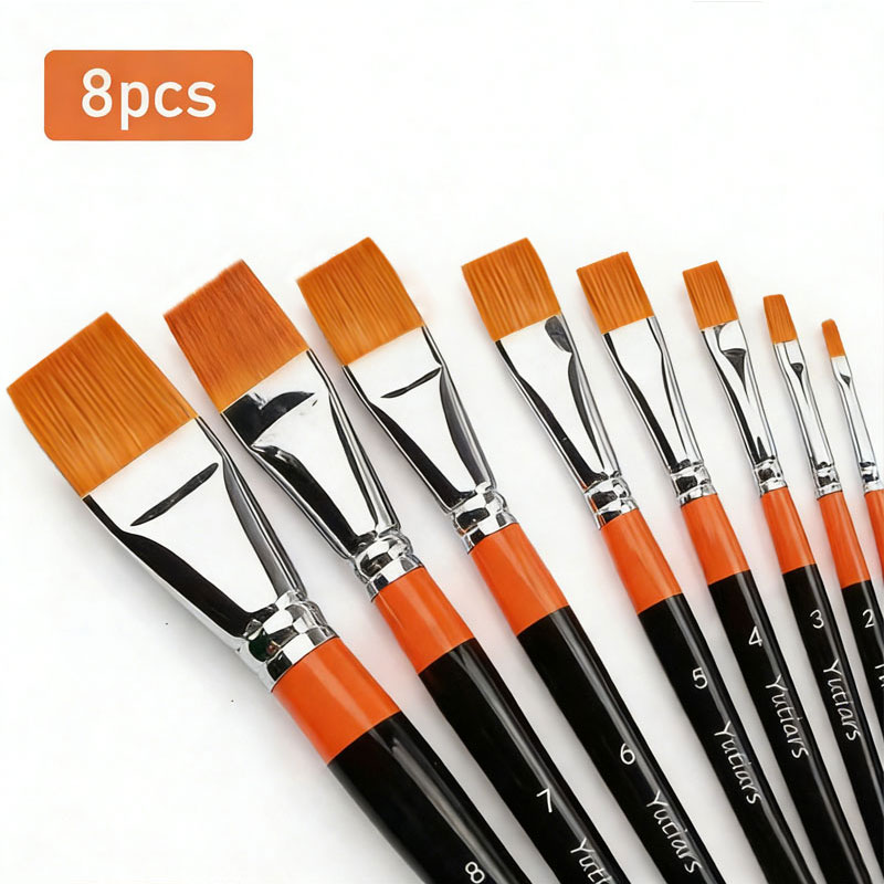 1Pc Artist Flat Paint Brushes  - Gouache Paint Set recensie en prijs