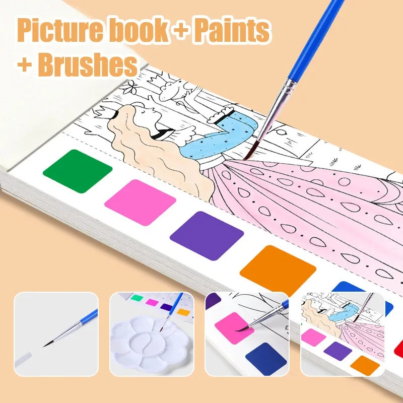 Draagbare aquarelboekset - 12- - Gouache Paint Set recensie en prijs