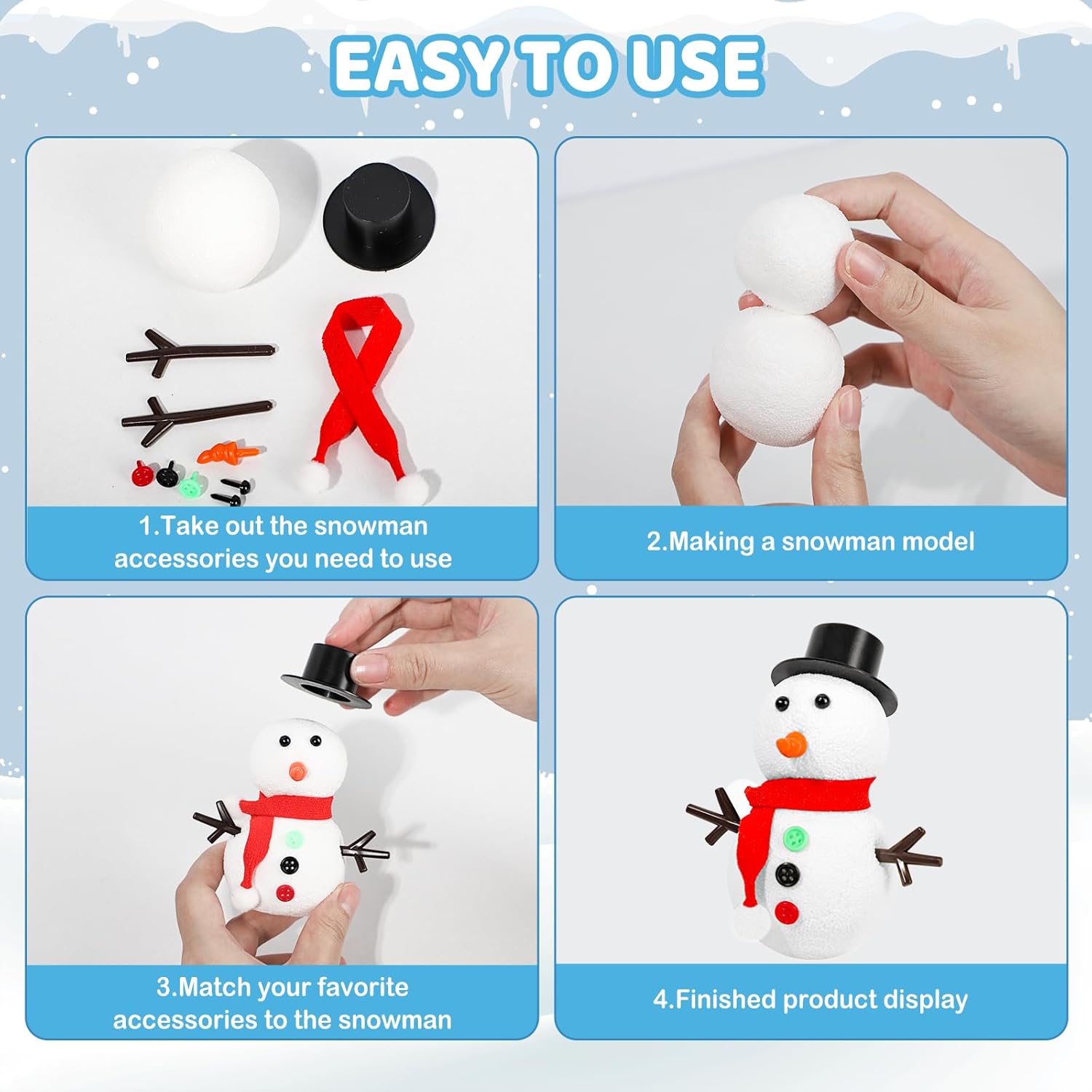 12 doe-het-zelf sneeuwpop spee - Art Craft Upholstery recensie en prijs