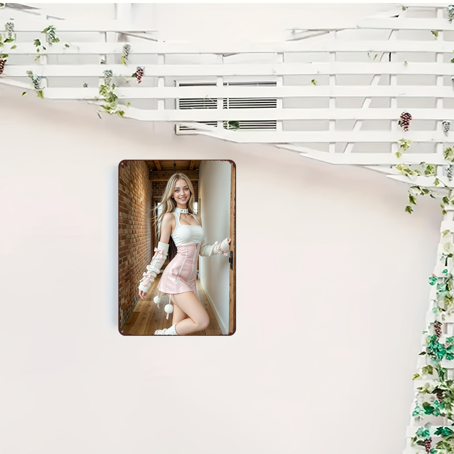 2D Vintage Metalen Bord, Platt - Art And Craft Studio recensie en prijs