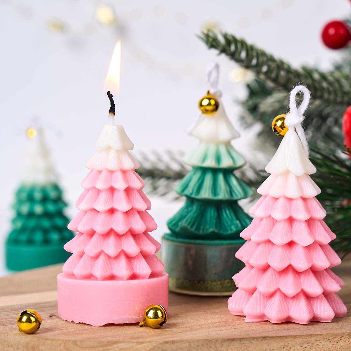 3D Kerstboom Siliconen Kaars S - Art Craft Picture recensie en prijs