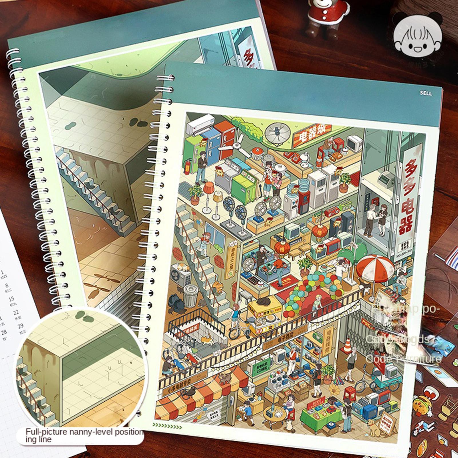 Scenestickerboek 3D Visueel ef - Art Craft Restaurant recensie en prijs
